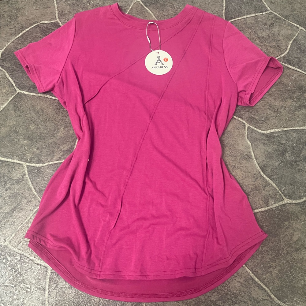 Anatomie Fuchsia Short Sleeve Women's Tee
